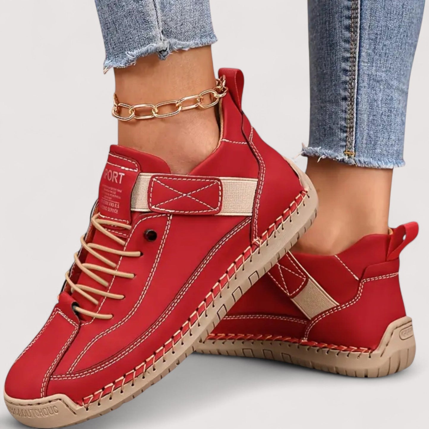 Unisex Sneakers orthopädisch leicht atmungsaktiv breite Passform rutschfest