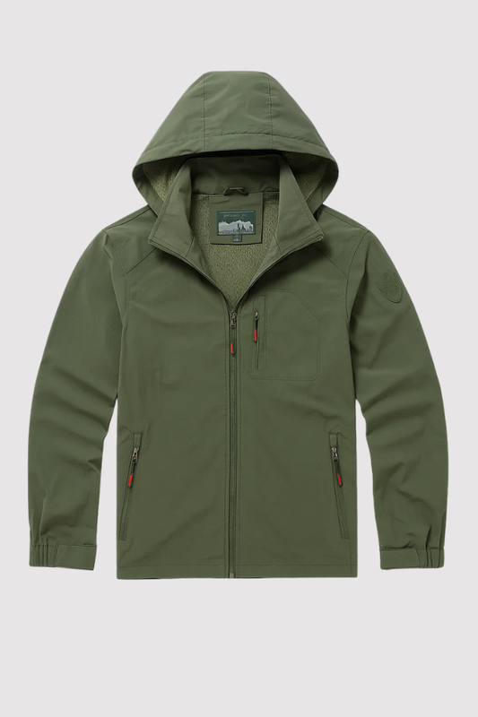 Herren Leichte Jacke einfarbig Regular Fit Langarm Übergangsjacke Smart Casual atmungsaktiv