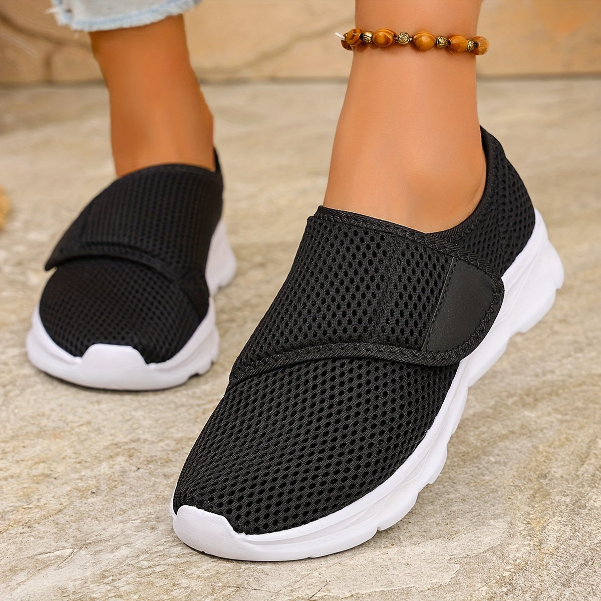 Orthopädischer Slip-On für Damen atmungsaktiv rutschfest leicht bequem