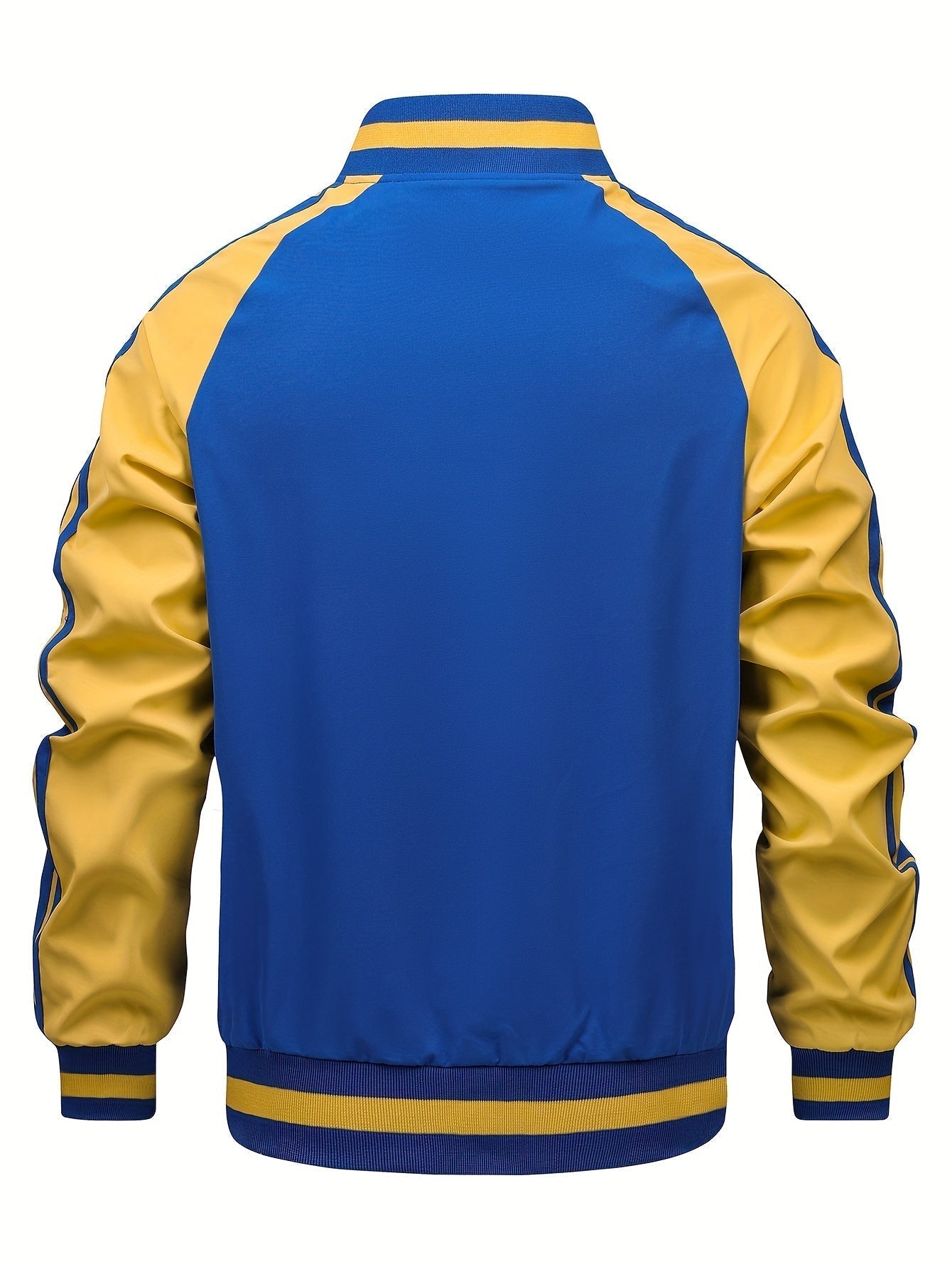Damen Jacke Regular Fit Lila Streifen Reißverschluss Sportlich Weich Warm Alltag Freizeit Übergang