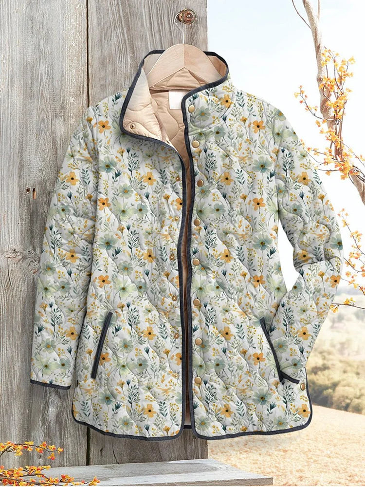 Damen Freizeitjacke Regular Fit Weich Warm Übergangsjacke Alltag Elegant Reise