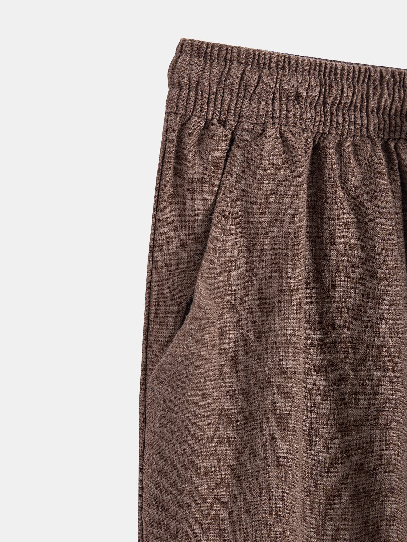 Herren Leinenhemd und Leinenhose Set Sommer Zweiteiler Freizeitanzug leicht atmungsaktiv