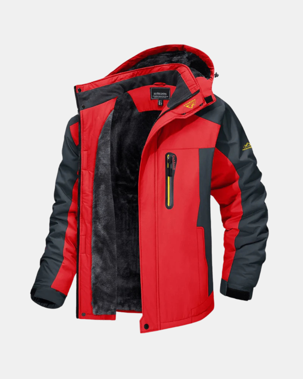 Herren Funktionsjacke Regular Fit Winddicht Wasserdicht Kapuze Leicht Alltag Outdoor Reisen