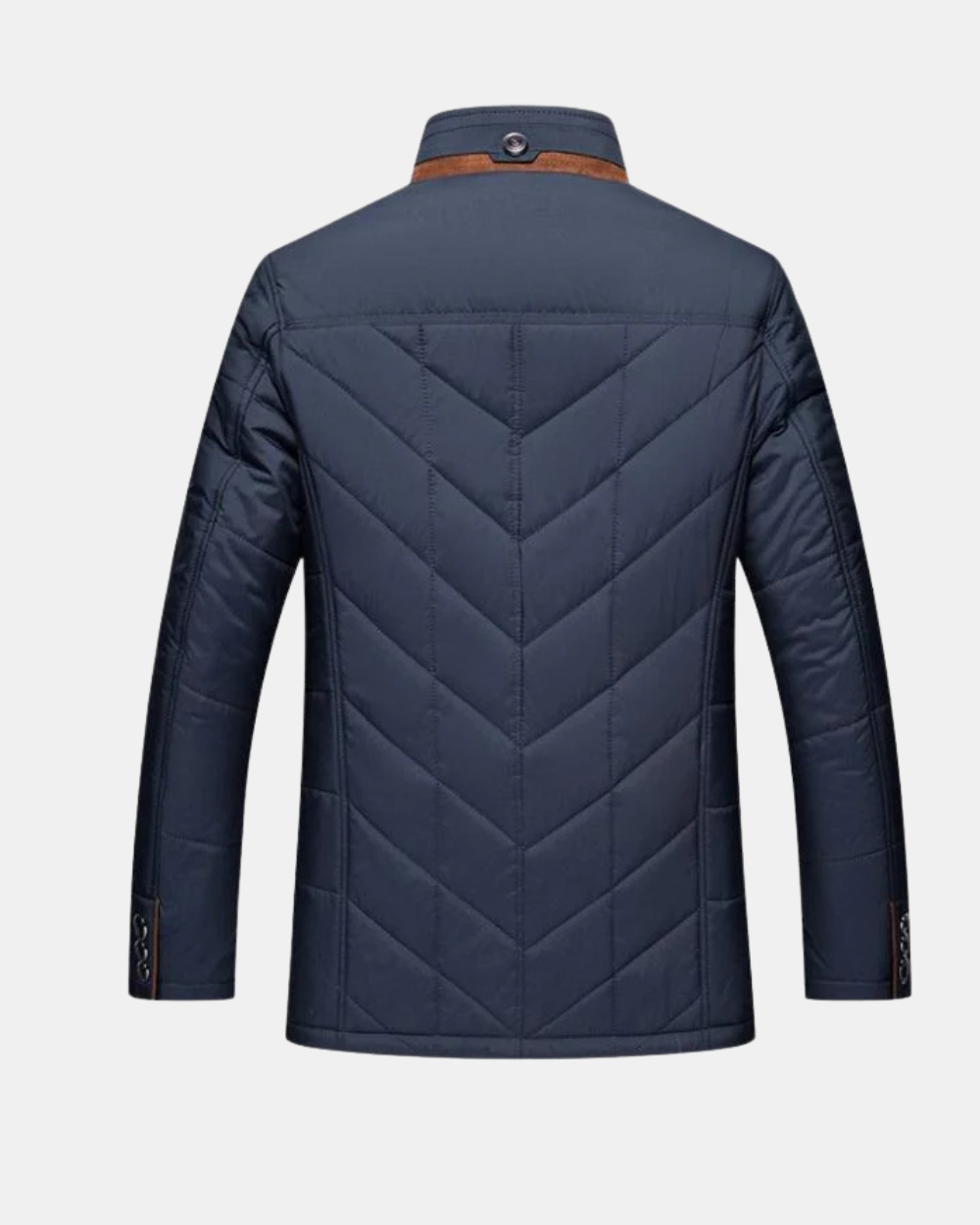 Herren Businessjacke Wasserdicht Regular Fit Knopfverschluss Elegant Slim Übergangsjacke
