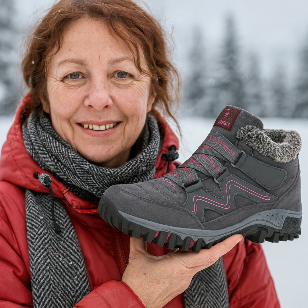 Unisex Winterschuhe rutschfest gefüttert wasserabweisend flexibel bequem
