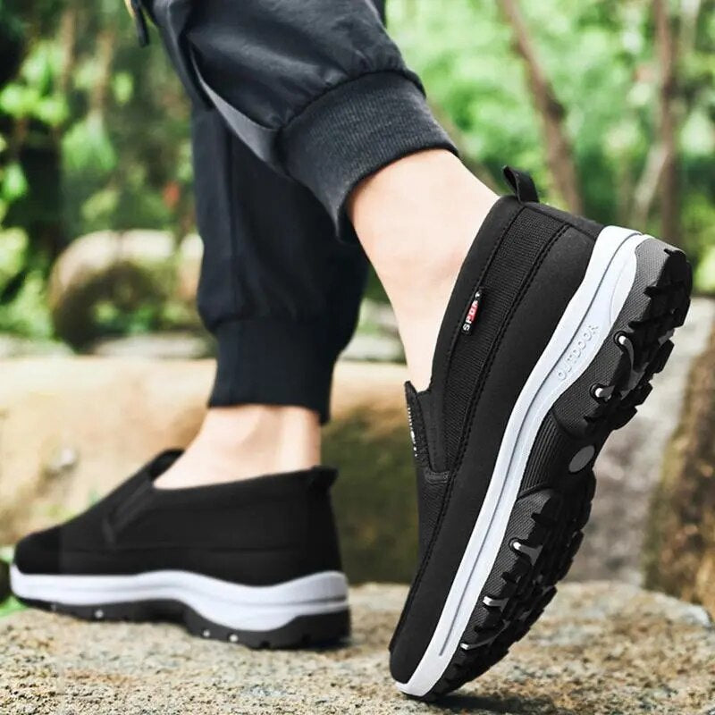 Damen Komfortschuhe Slip On Rutschfest Bequem Alltag Unterstützung