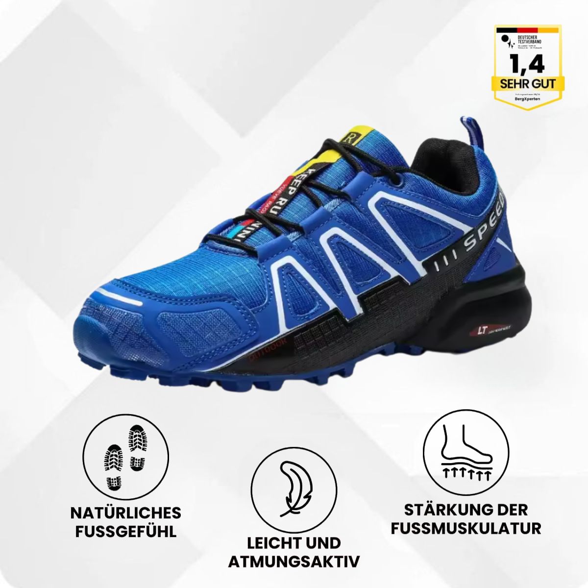 Herren Trekkingschuhe wasserdicht atmungsaktiv rutschfest Outdoor Wanderschuhe