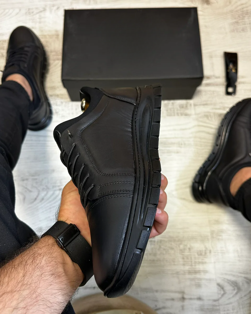 Herren Schnürschuhe Leder klassisch gepolstert rutschfest ergonomisch Business Casual Alltag