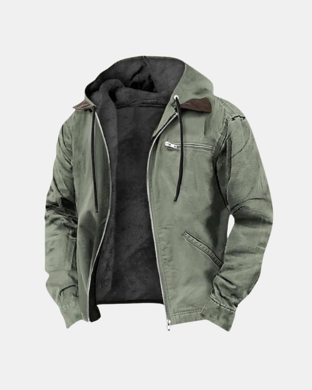 Herren Winterjacke Regular Fit Warm Isoliert Kapuze Wetterfest Elegant Alltag Freizeit