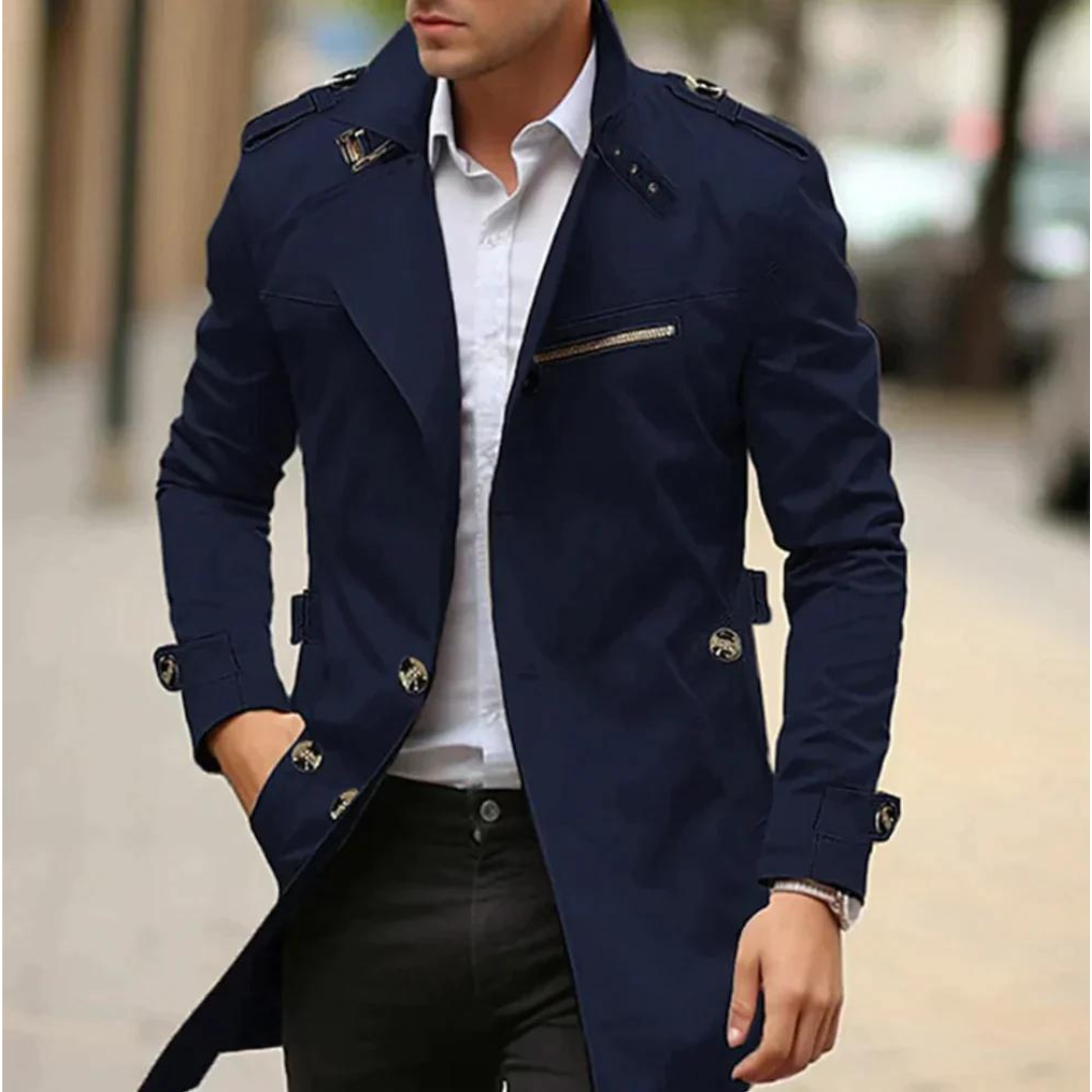 Herren Jacke Regular Fit Elegant Casual Business Zeitlos Alltag Übergang Vielseitig Stilvoll