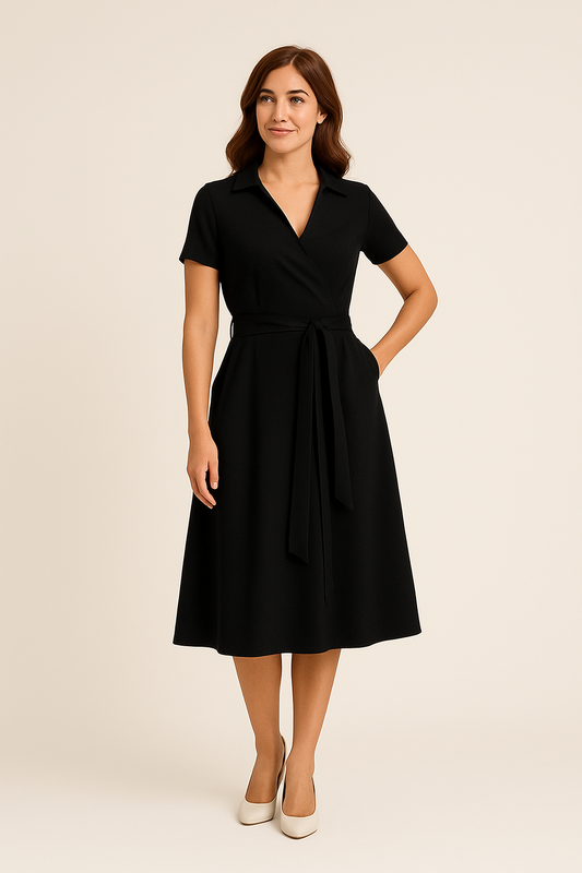 WILHELM | Damen Schulterfreies A-Linien Kleid für besondere Anlässe lugtig & leicht