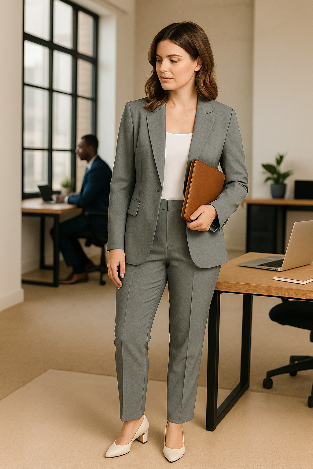 WILHELM | Damen Operah Zweiteiler mit Blazer und Hose für Büro & Hochzeit