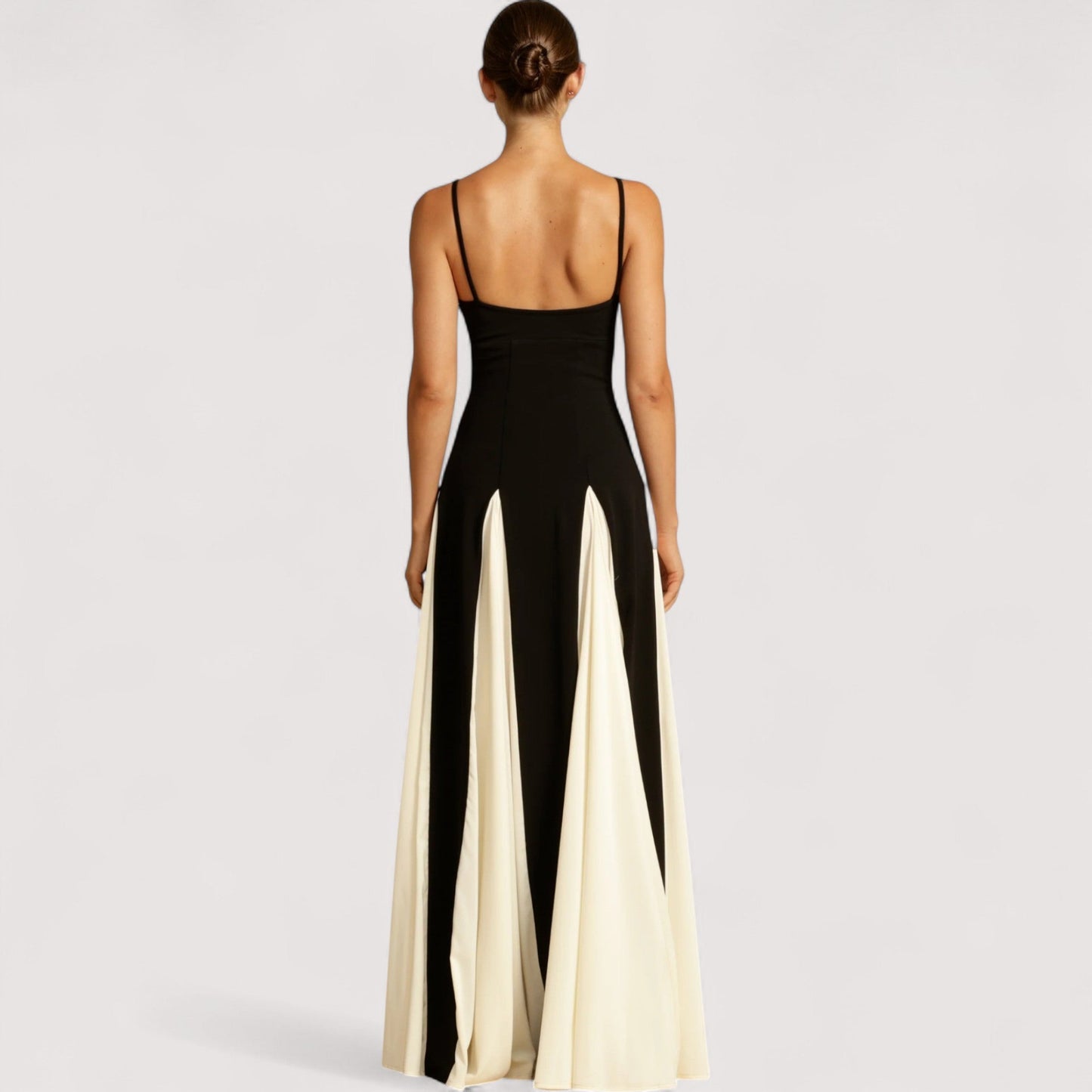 Damen Maxikleid A-Linie fließend elegant mehrteilig figurbetont  Produktbeschreibung: