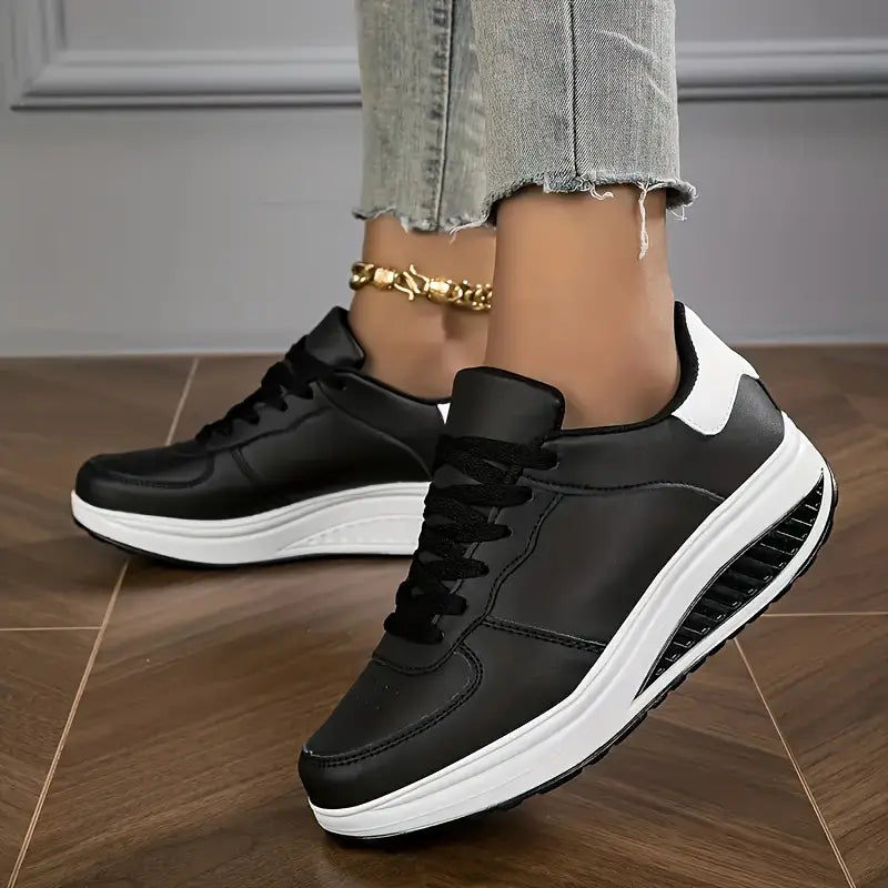 Damen Sneaker orthopädisch leicht atmungsaktiv rutschfest Fußgewölbe Unterstützung