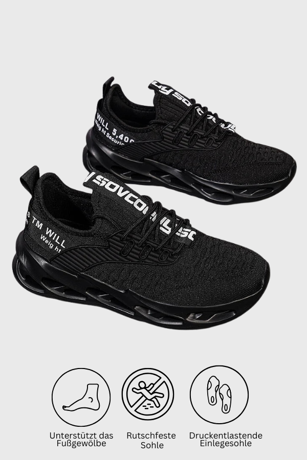Damen Sneaker atmungsaktiv rutschfest leicht gepolstert bequem