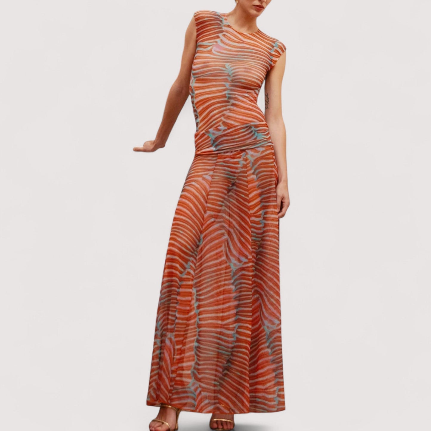 Damen Zweiteiler Set elegant figurbetont modern für Abend und besondere Anlässe bequeme Passform