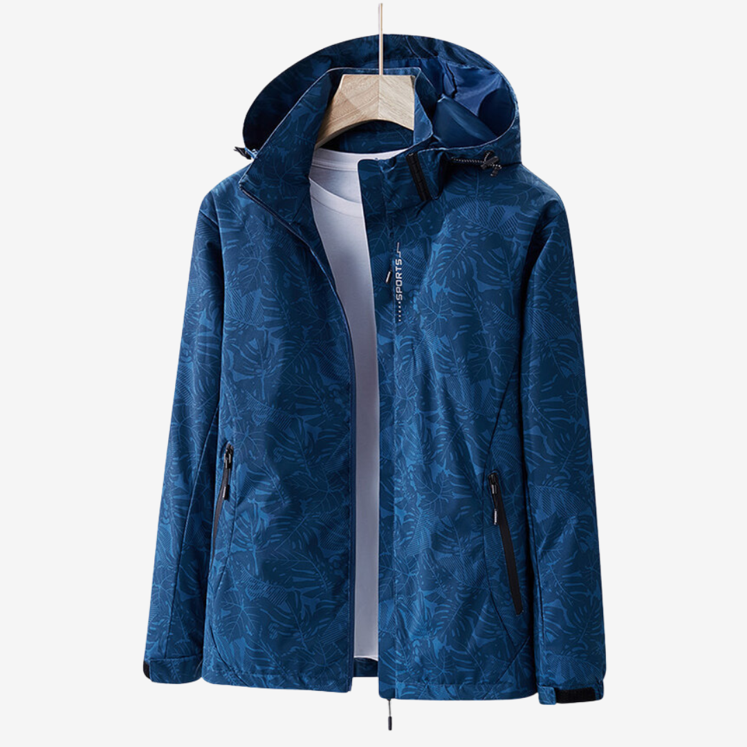 Damen Windjacke Wasserdicht Atmungsaktiv Slim Fit Kapuze Übergangsjacke Outdoor Leicht