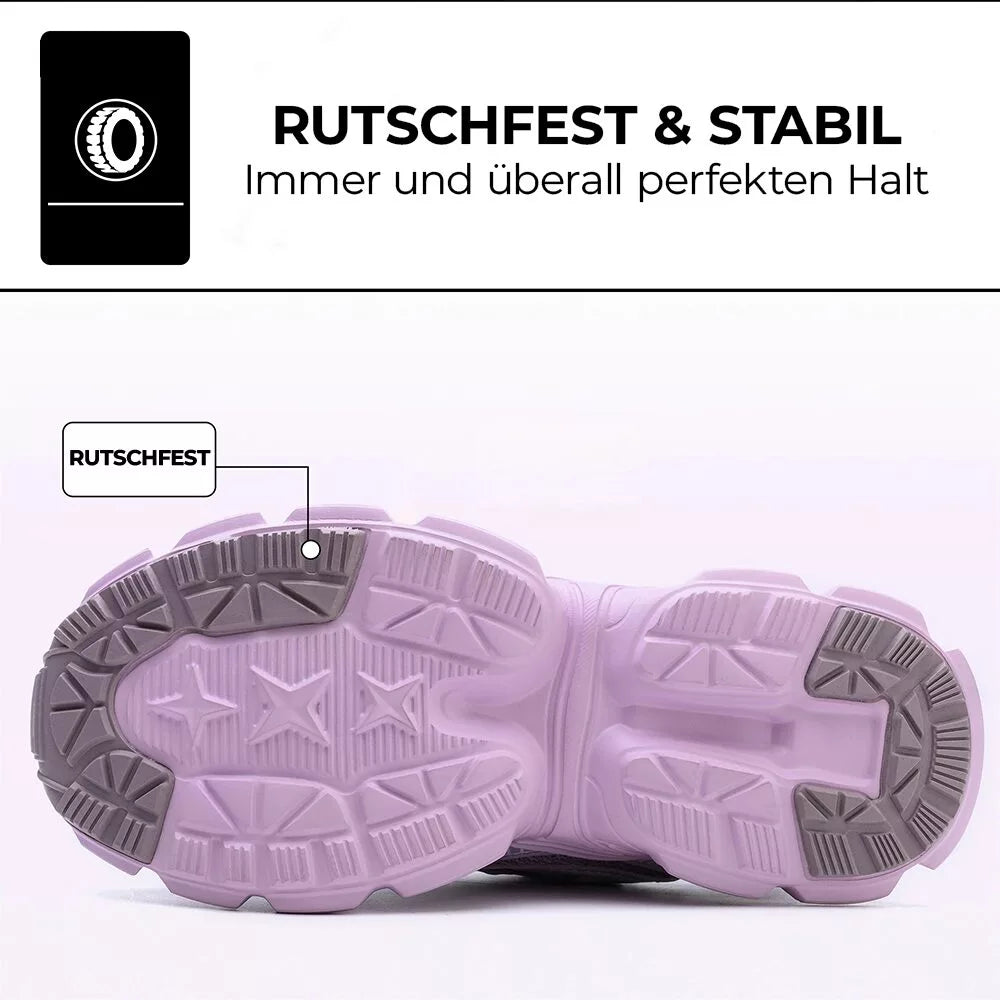 Damen Sicherheitsschuhe schwarz Stahlkappe atmungsaktiv durchtrittsicher rutschhemmend