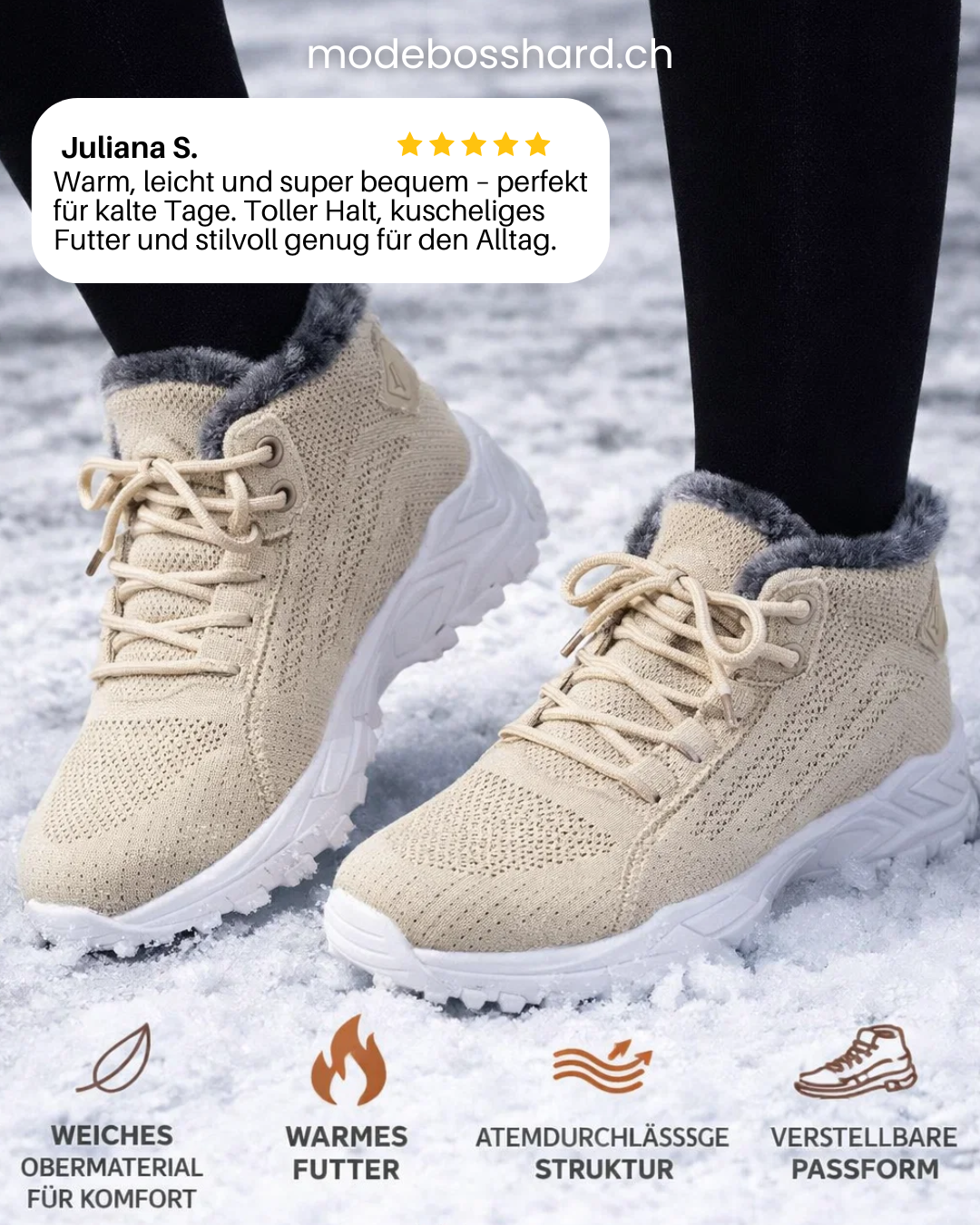 Damenschuhe Schnürung leichte atmungsaktive rutschfeste bequeme Passform