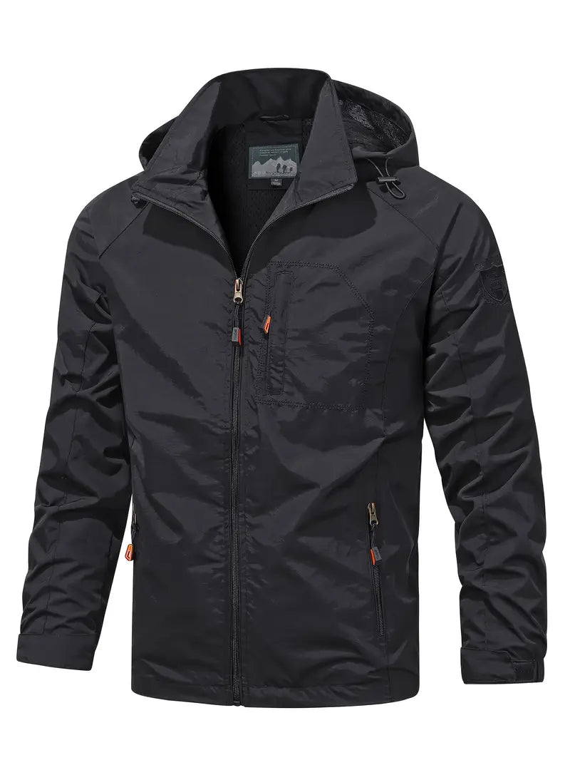 Herren Leichte Jacke Regular Fit Atmungsaktiv Slim Design Casual Elegant Übergang Reisen Smart Casual