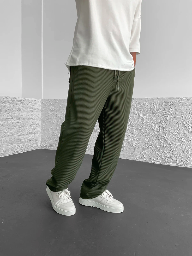 Herren Cordhose lockere Passform elastischer Bund weich vielseitig Alltag