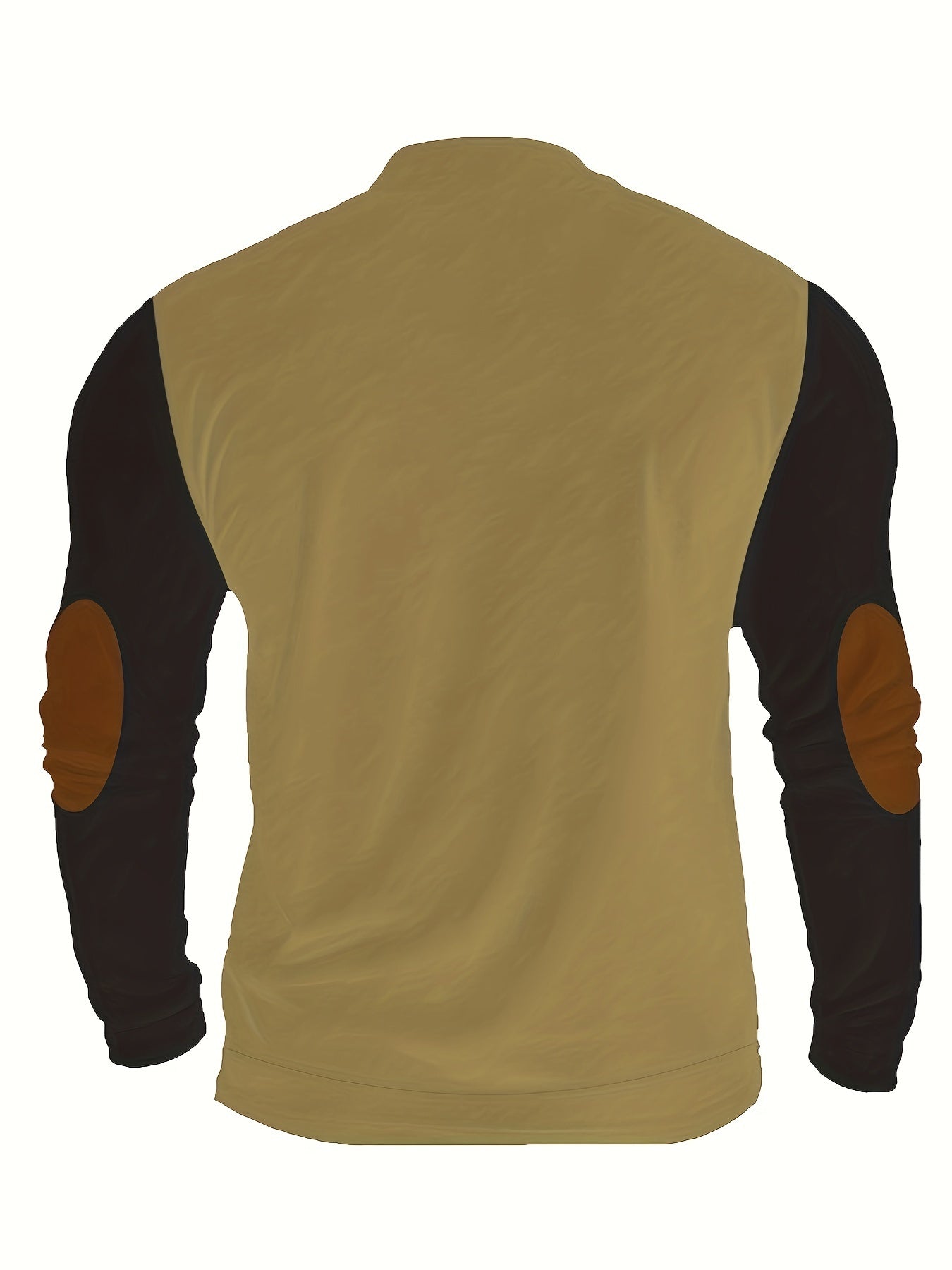 Herren Sweatshirt halber Reißverschluss Stehkragen Druck locker bequem