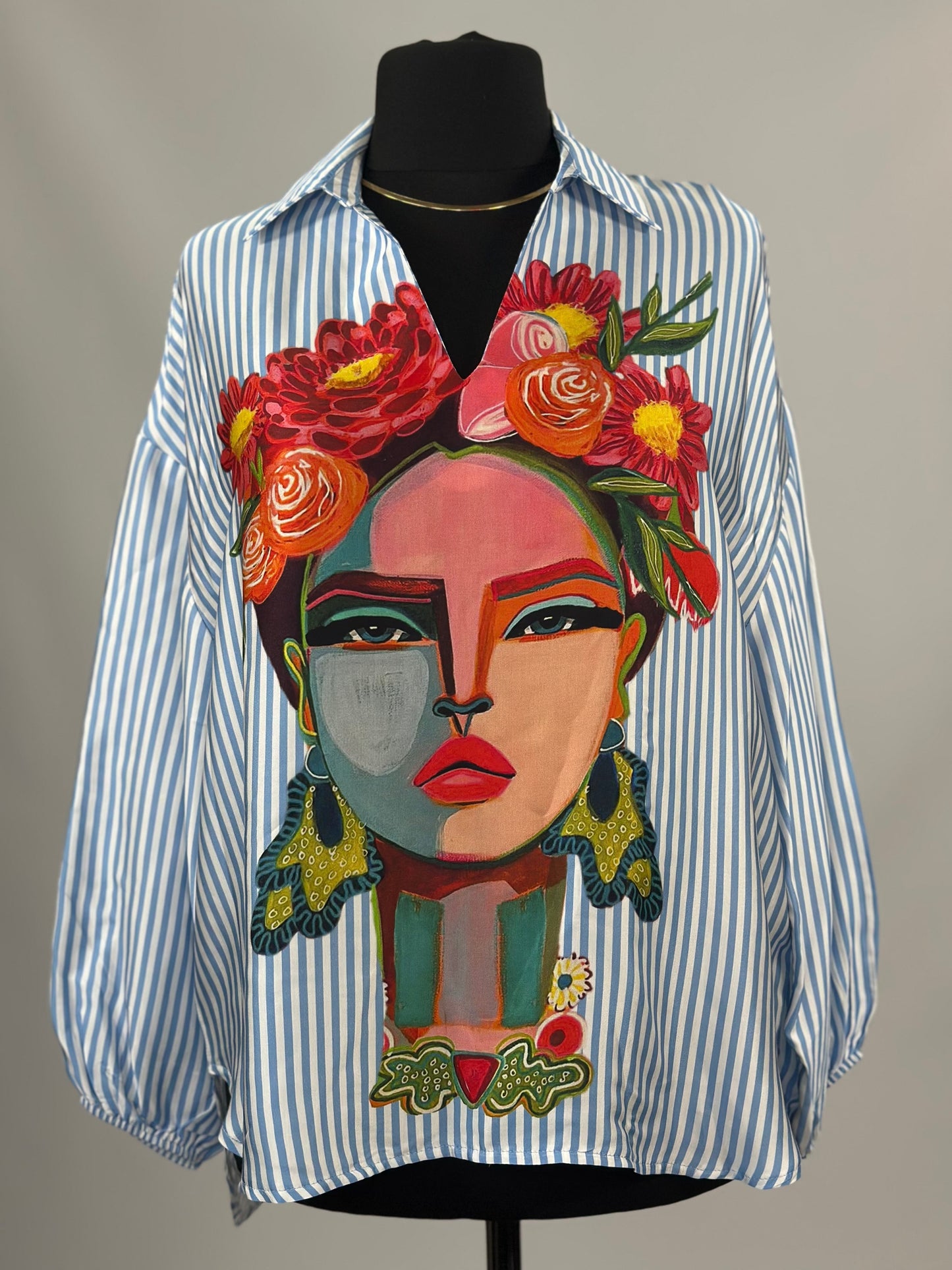 Frida | Bluse Satin glänzend