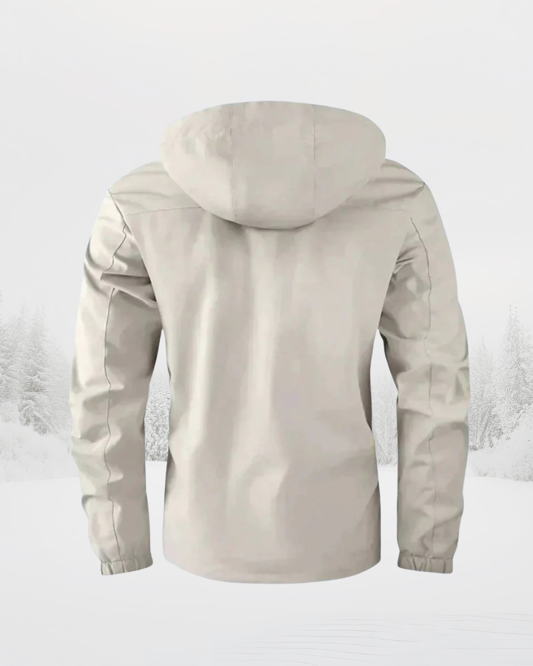 Herren Winterjacke Regular Fit Wasserabweisend Warm Kapuze Abnehmbar Outdoor Alltag Übergang Kalt Wetter