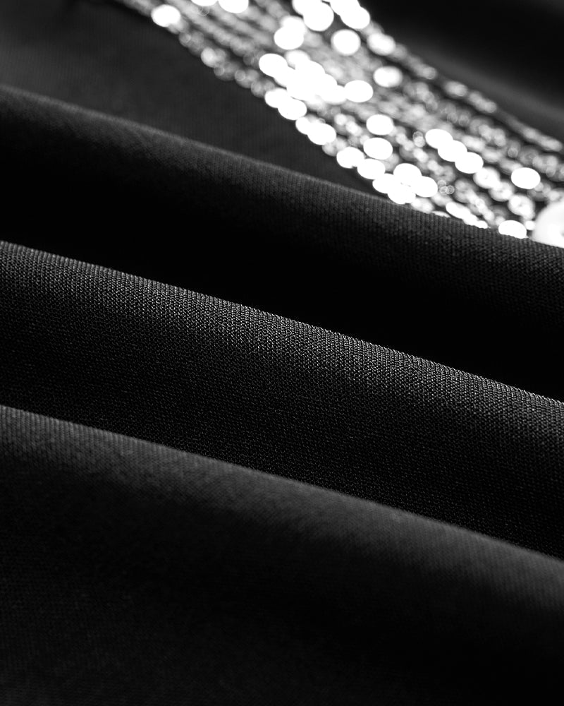Anne | Casual Top mit Pailletten-Details