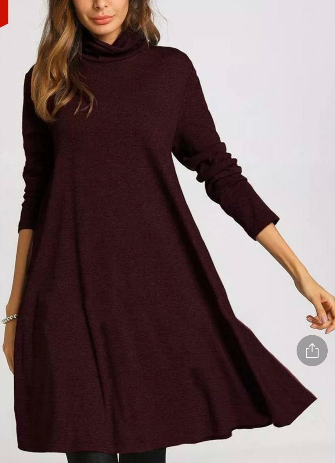 Damen Kleid locker Passform elastisch leicht bequem vielseitig Alltag