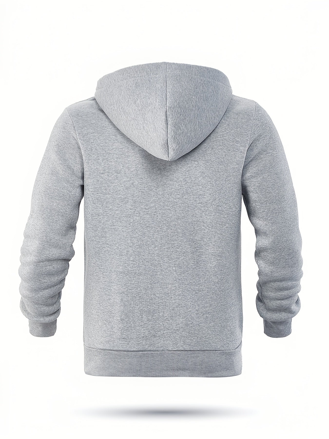 Herren Kapuzenpullover Regular Fit Halber Reißverschluss Atmungsaktiv Freizeit Hoodie Modern