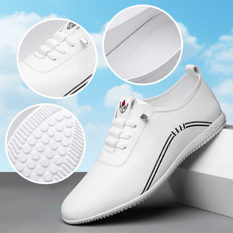 Herren Wanderschuhe leicht atmungsaktiv rutschfest elastische Schnürsenkel gepolstert Alltag Outdoor