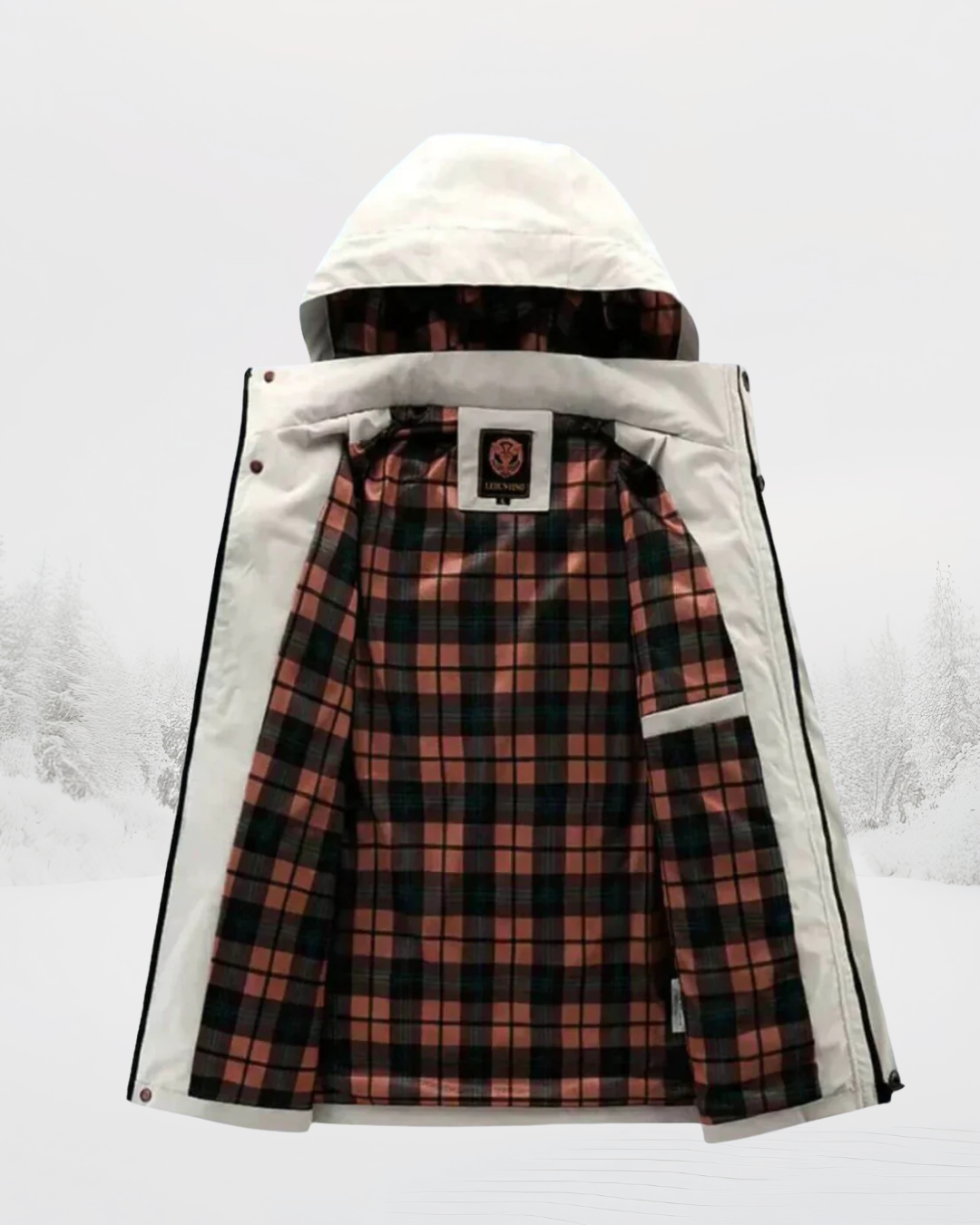 Herren Winterjacke Regular Fit Wasserabweisend Warm Kapuze Abnehmbar Outdoor Alltag Übergang Kalt Wetter