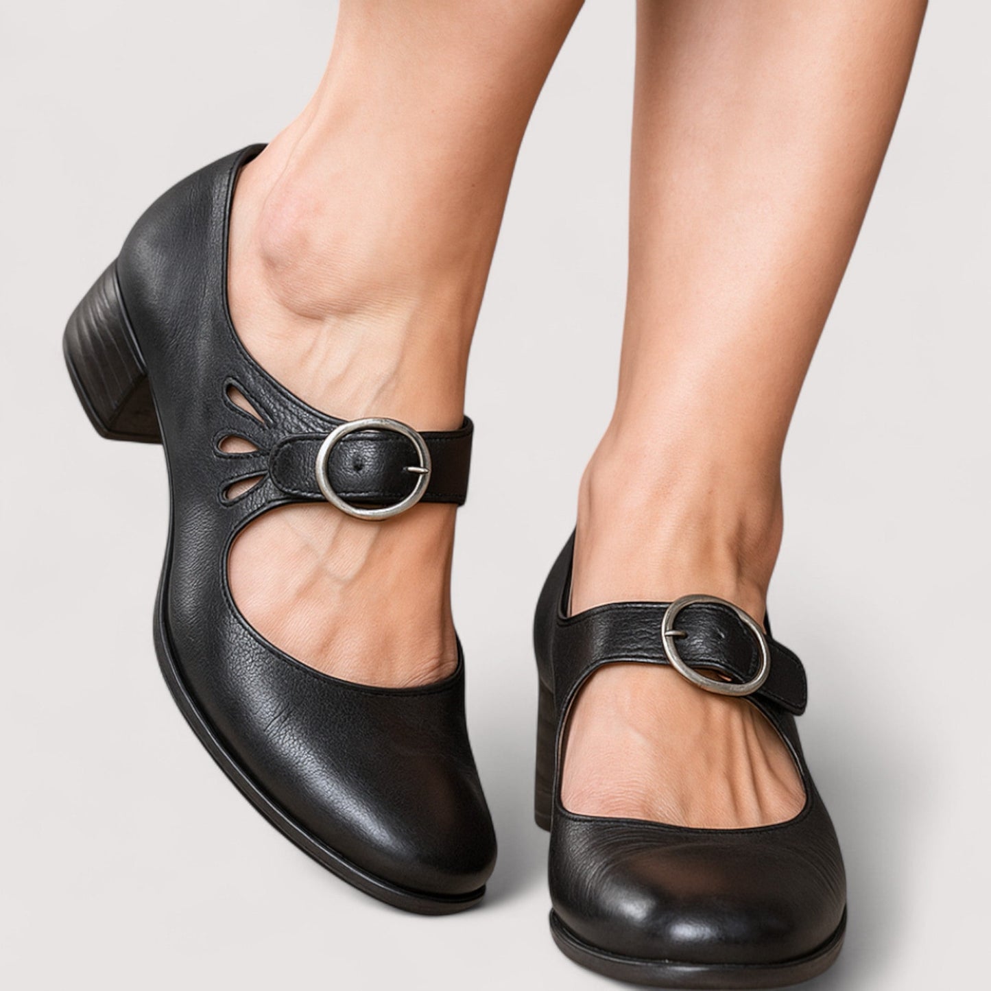Damen Keilabsatz Ledersandalen ergonomisch atmungsaktiv bequem rutschfest