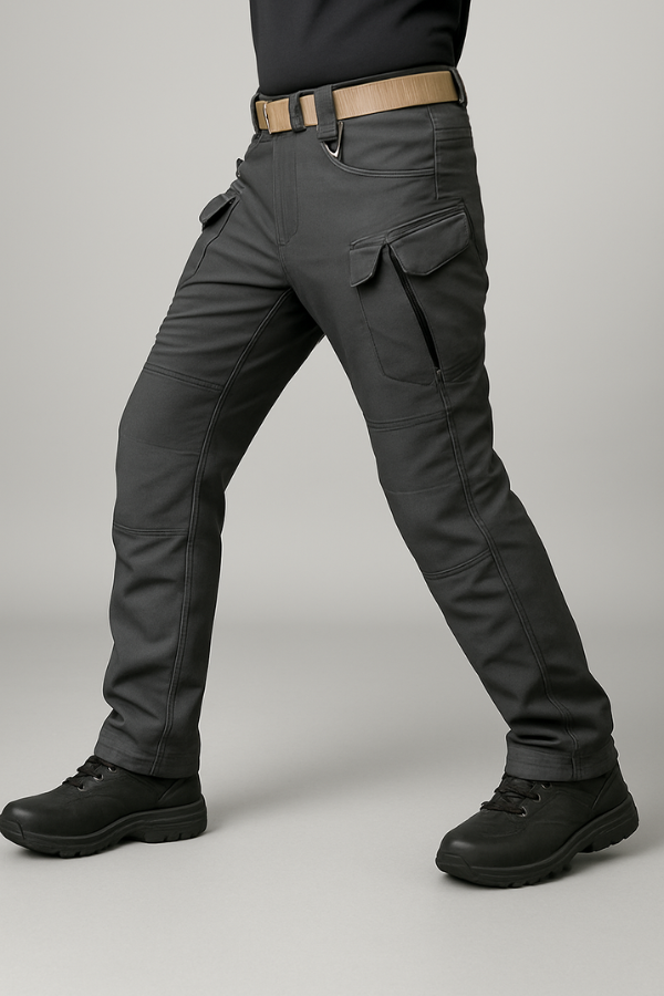 Herren Softshell Wanderhose Winter Gefüttert Wasserdicht Winddicht Stretch Outdoor Taktisch