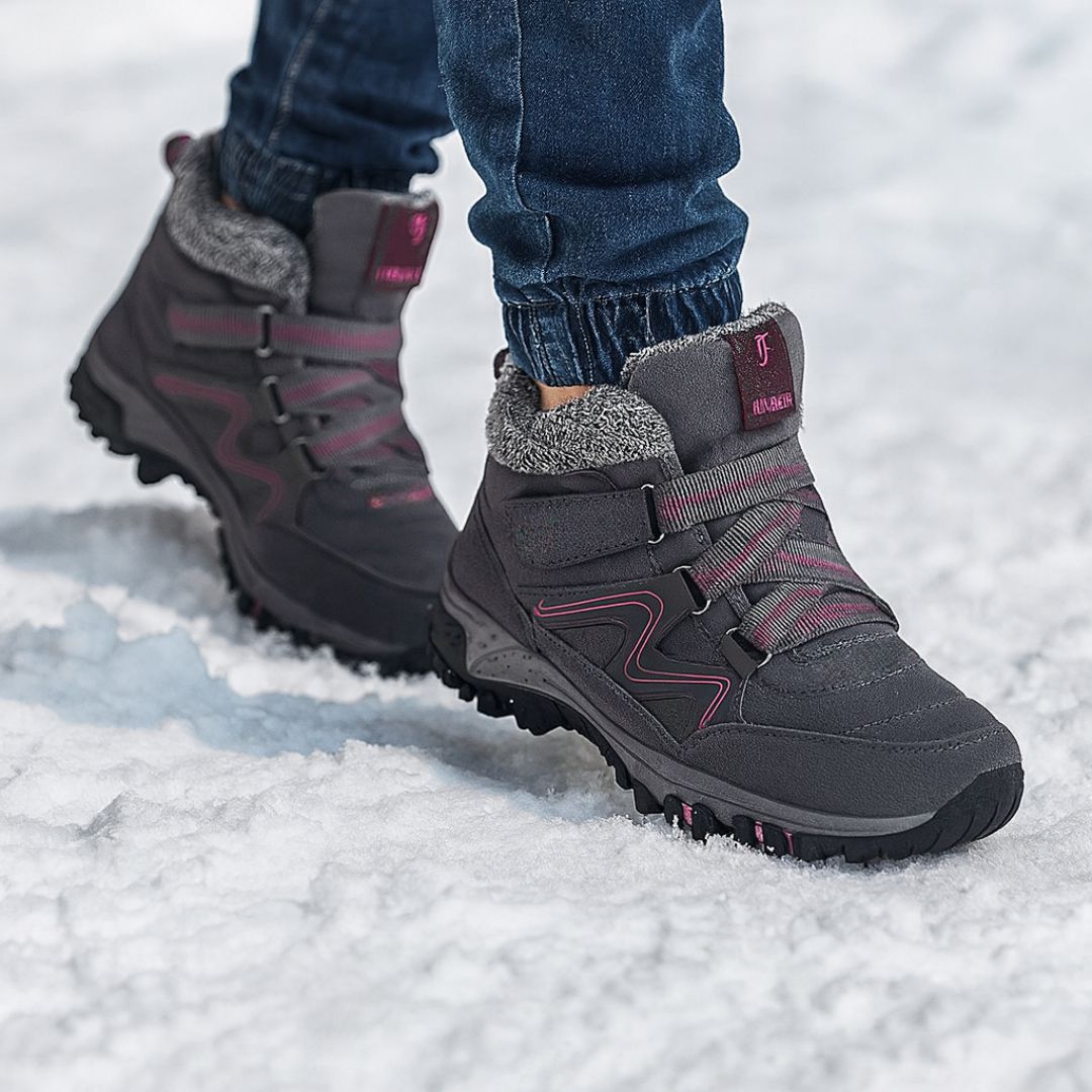 Unisex Winterschuhe rutschfest gefüttert wasserabweisend flexibel bequem