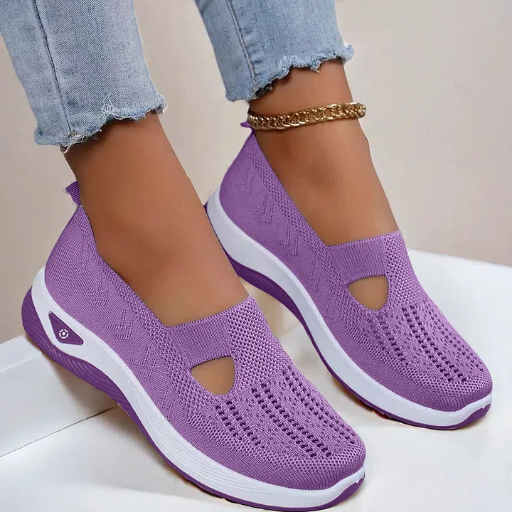 Damen Slip-On Sneaker atmungsaktiv rutschfest leicht bequem flexibel