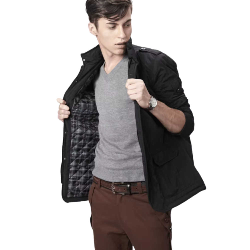 Herren Jacke Regular Fit Winddicht Leicht Atmungsaktiv Elegant Alltag Outdoor Reisen
