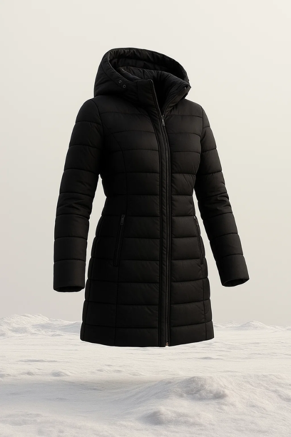 Damen Steppjacke Tailliert Leicht Hüftlang Winddicht Wasserabweisend Warm Casual