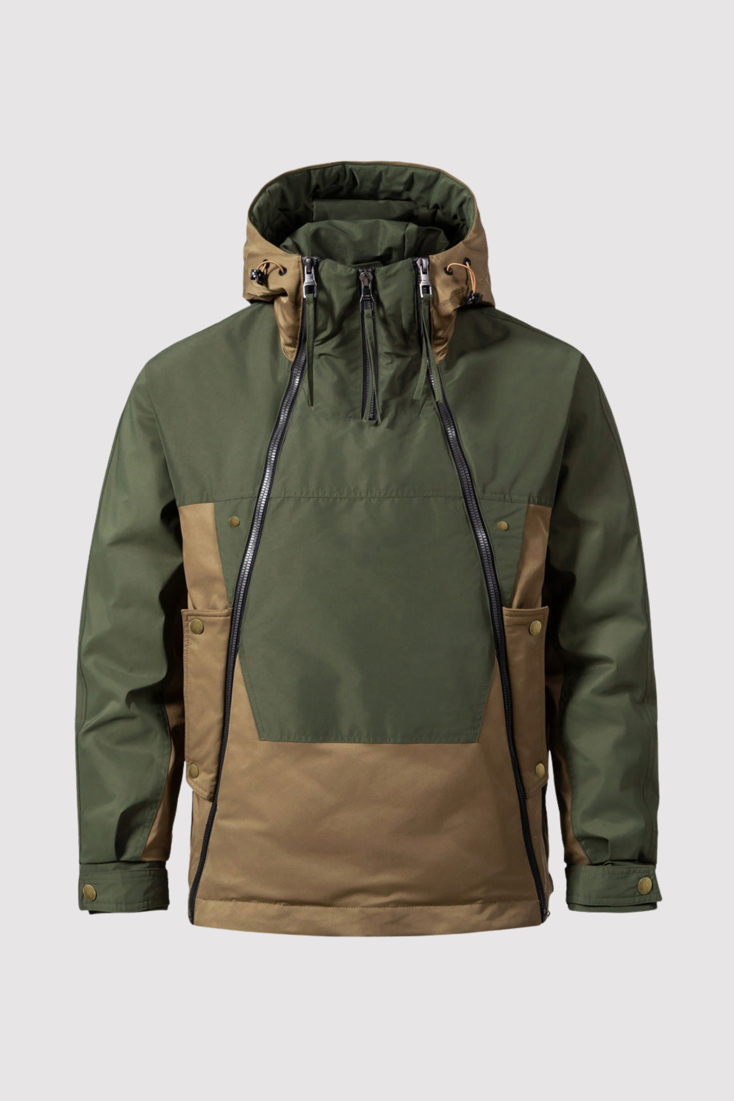 Herren Daunenjacke Regular Fit Warm Gefüttert Winddicht Wasserabweisend Kapuze Leicht Winter Alltag Outdoor