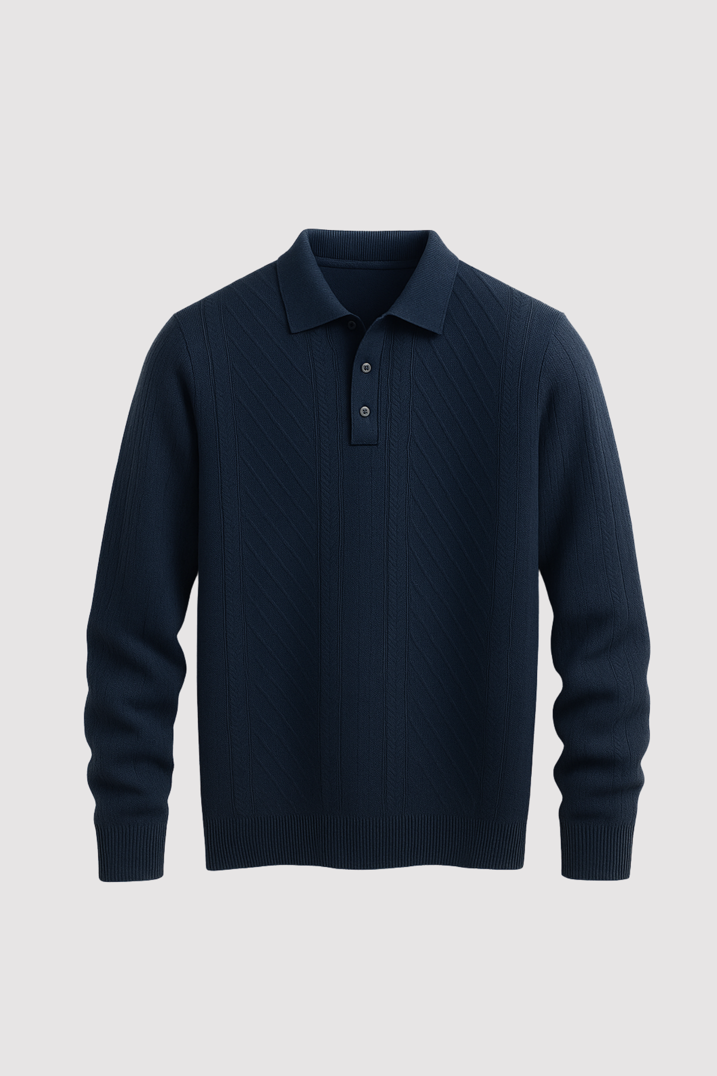 Herren Strickpullover Rollkragenpullover strukturierte Langarm bequem leicht warm