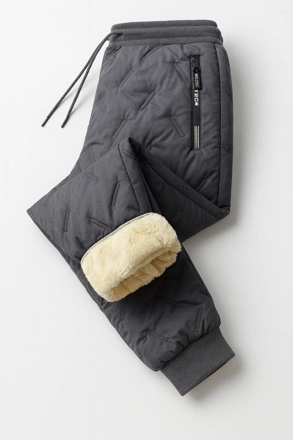Unisex Winterhose schwarz wasserdicht winddicht wärmend für Outdoor und Alltag