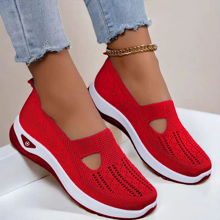 Damen Slip-On Sneaker atmungsaktiv rutschfest leicht bequem flexibel