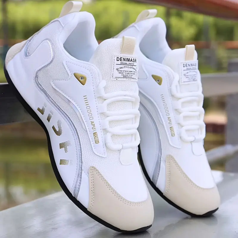 Herren Sneakers Schnürung atmungsaktiv rutschfest leicht bequem