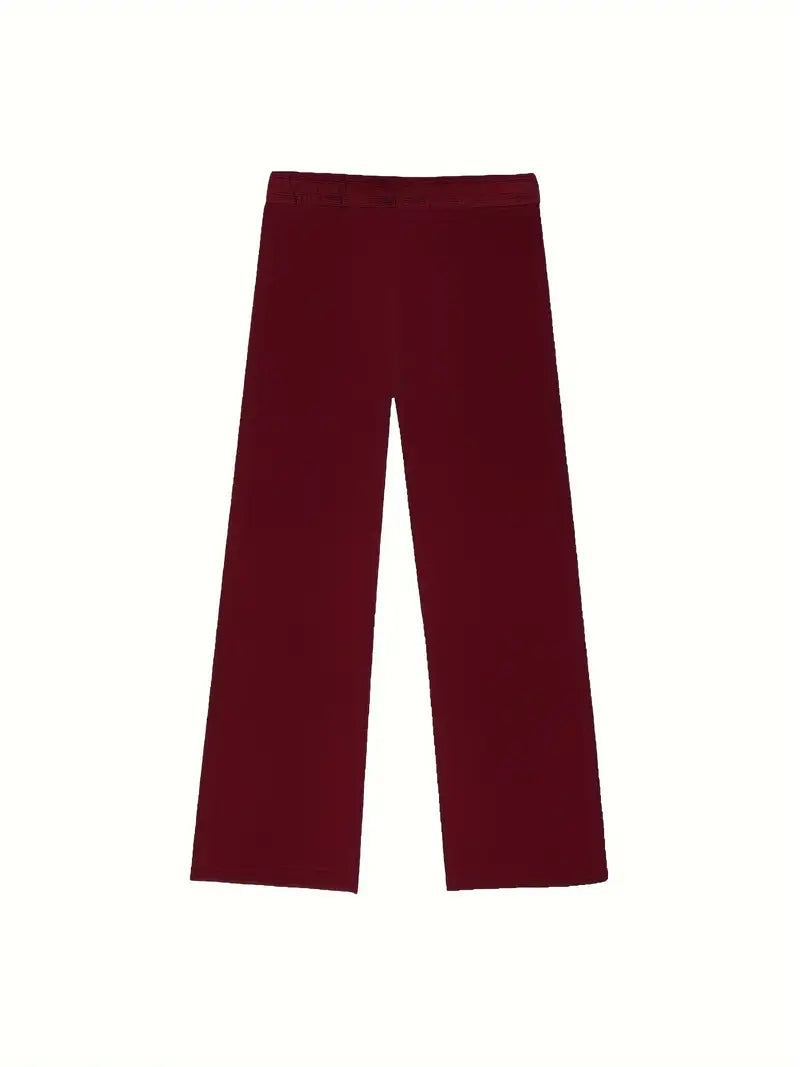 Herren Jogginghose Waffelstruktur Casual Regular Fit Elastischer Bund Kordelzug Atmungsaktiv