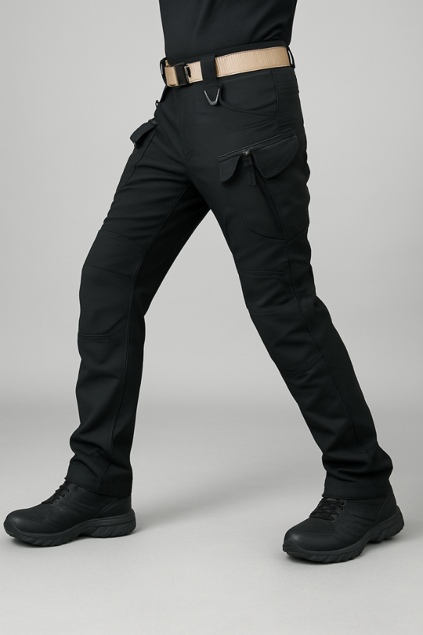 Herren Softshell Wanderhose Winter Gefüttert Wasserdicht Winddicht Stretch Outdoor Taktisch
