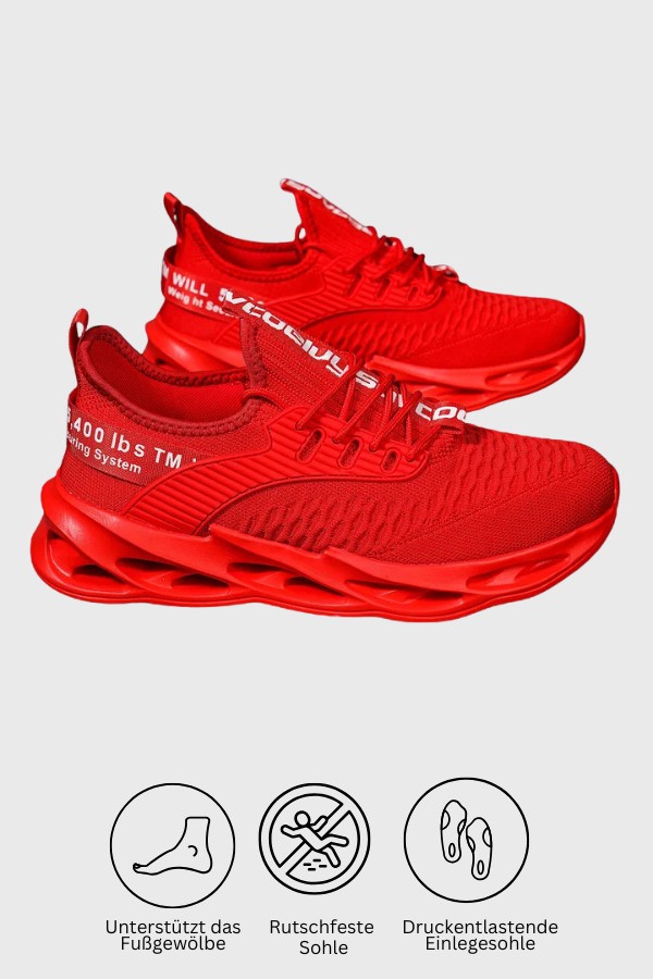 Damen Sneaker atmungsaktiv rutschfest leicht gepolstert bequem