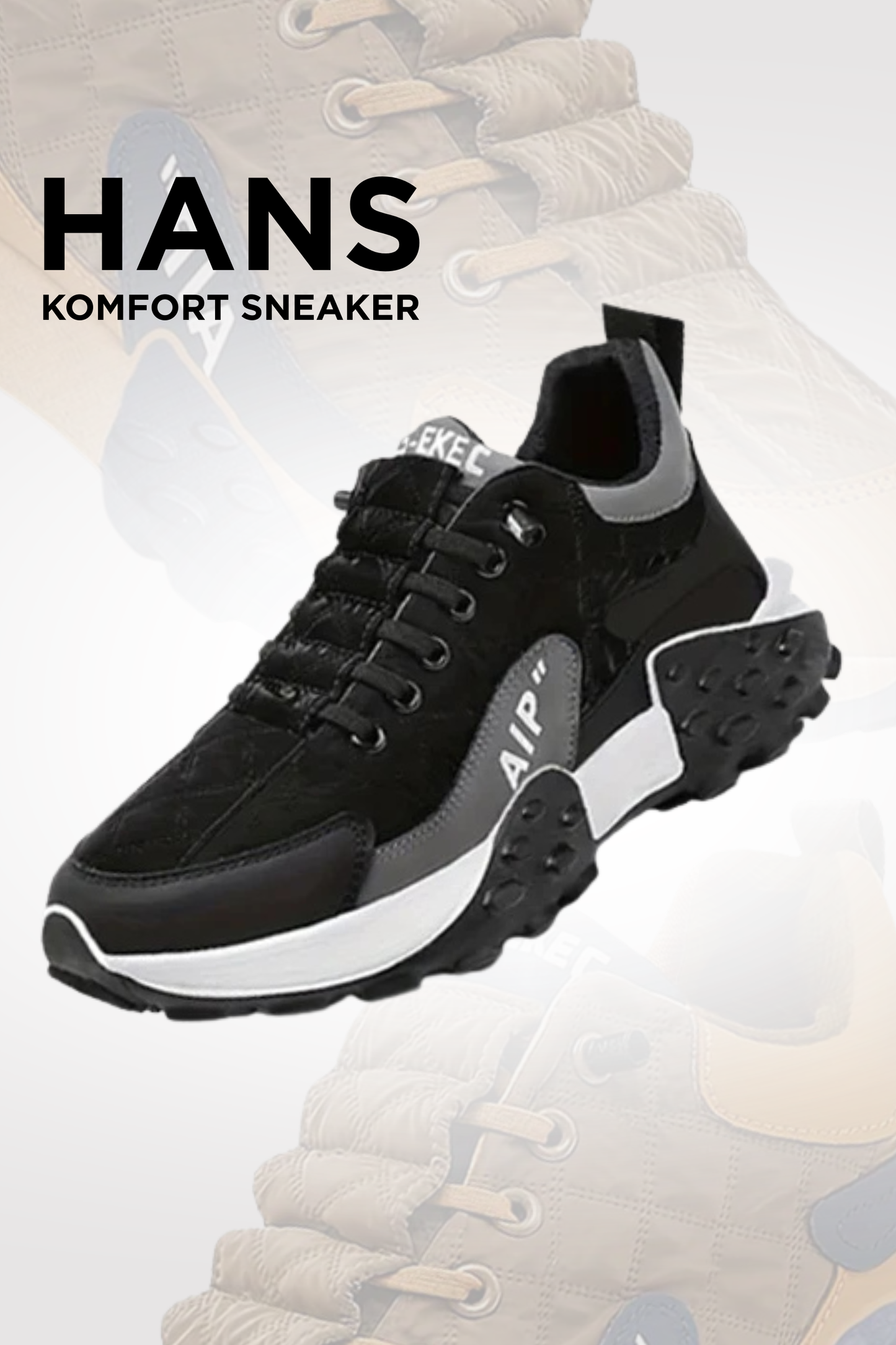 Herren Slip-On Sneaker orthopädisch atmungsaktiv rutschfest leicht breit