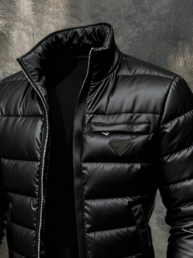 Herren Steppjacke im Vintage Look und leicht warmer, bequemer Regular Fit Everyday
