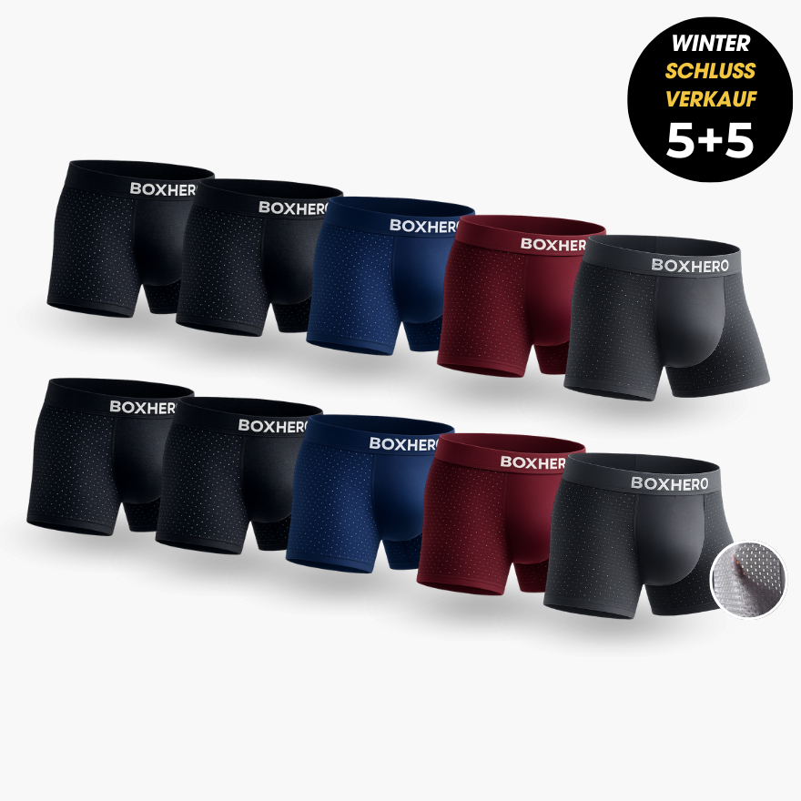 Herren Boxershorts atmungsaktiv elastisch bequemer Nahtarm feuchtigkeitsregulierend